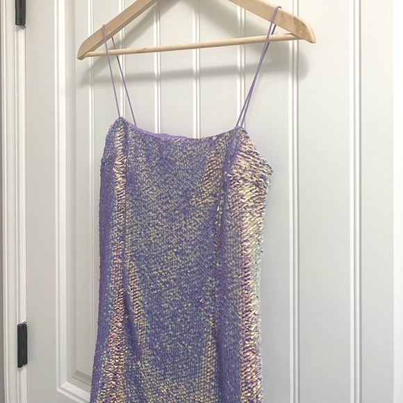 Nasty Gal NWT Premium Sequin Tailored Mini Dress - Picture 4 of 6